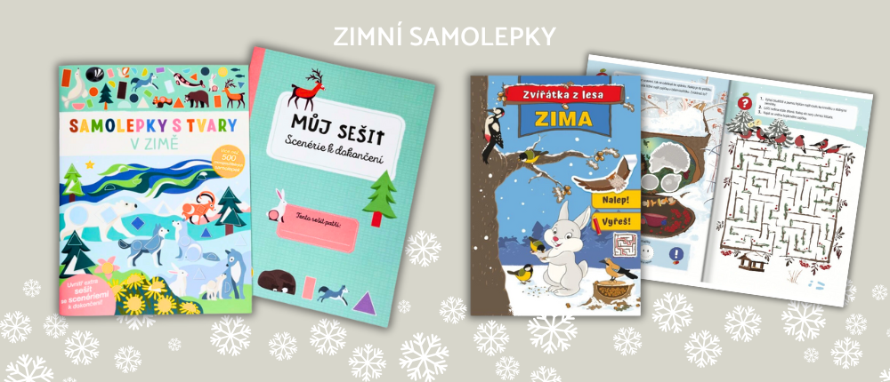 Zimní samolepky